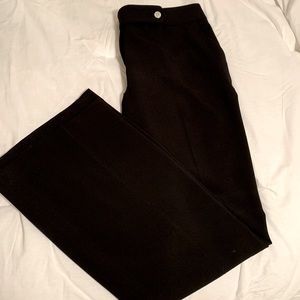 Women’s dress slacks.  Black, flare pant style.